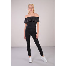 Load image into Gallery viewer, Freddy WR.UP® HIGH-WAIST SKINNY-FIT Black Pants IN STRETCH DENIM-Black Denim-Fi&Co Boutique