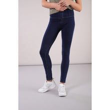 Load image into Gallery viewer, Freddy WR.UP® HIGH-WAIST SKINNY-FIT DARK DENIM YELLOW STITCH-Dark Denim Yellow Stitching-Fi&Co Boutique