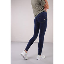 Load image into Gallery viewer, Freddy WR.UP® HIGH-WAIST SKINNY-FIT DARK DENIM YELLOW STITCH-Dark Denim Yellow Stitching-Fi&Co Boutique