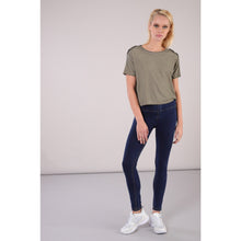 Load image into Gallery viewer, Freddy WR.UP® HIGH-WAIST SKINNY-FIT DARK DENIM YELLOW STITCH-Dark Denim Yellow Stitching-Fi&Co Boutique