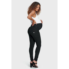 Load image into Gallery viewer, Freddy WR.UP® Maternity Skinny High Rise in cotton-Black Jersey-Fi&Co Boutique
