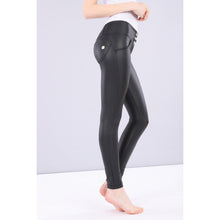 Load image into Gallery viewer, Freddy WR.UP® mid-rise skinny trousers in faux leather-Black-Fi&Co Boutique