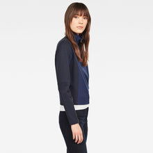 Load image into Gallery viewer, G-Star RAW Nostelle Fyx Biker Half Zip Sweater-servant blue/mazarine blue-Fi&Co Boutique