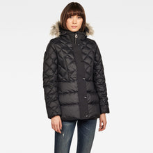 Load image into Gallery viewer, G-Star RAW Whistler Faux Fur Down Tailored Jacket-Dark Black-Fi&Co Boutique