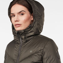 Load image into Gallery viewer, G-Star Whistler slim down Hooded long coat-Dark Black-Fi&Co Boutique