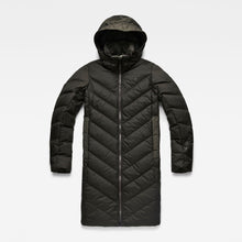 Load image into Gallery viewer, G-Star Whistler slim down Hooded long coat-Dark Black-Fi&Co Boutique