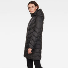 Load image into Gallery viewer, G-Star Whistler slim down Hooded long coat-Dark Black-Fi&Co Boutique