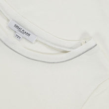 Load image into Gallery viewer, Great Plains Erica Jersey Round Neck Top-White/Silver-Fi&Co Boutique