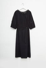 Load image into Gallery viewer, Great Plains Iva Cotton Round Neck Dress-Black-Fi&Co Boutique