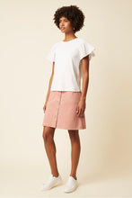 Load image into Gallery viewer, Great Plains Marta Mix Jersey Short Sleeve Top-White-Fi&Co Boutique