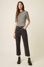 Load image into Gallery viewer, Great Plains Semois Knit Round Neck Jumper-Dark Olive/Milk-Fi&Co Boutique