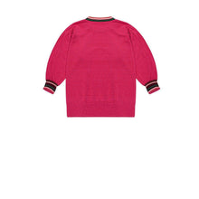 Load image into Gallery viewer, 10 FEET Round Neck Boxy Pullover with Special Sleeve-Fuchsia-Fi&amp;Co Boutique
