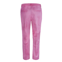 Load image into Gallery viewer, 10 FEET Tailored pant in stretch satin with coloured stripe lining-Bubblegum-Fi&amp;Co Boutique
