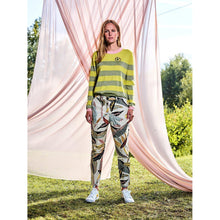 Load image into Gallery viewer, 10 FEET Tailored Pants in Stretchy Leaf Jacquard-Champagne-Fi&amp;Co Boutique
