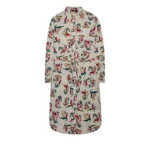 10 FEET Vintage Shirt Look Dress with Knot Details-Champagne-Fi&Co Boutique