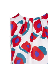 Load image into Gallery viewer, Anonyme Crew-Neck Top with Tulip Print-Red-Fi&amp;Co Boutique
