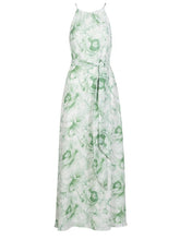 Load image into Gallery viewer, Anonyme Long Dress Empire Style Romantic Print-Mint-Fi&amp;Co Boutique
