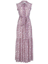 Load image into Gallery viewer, Anonyme Long Dress Rays Print-Pink-Fi&amp;Co Boutique
