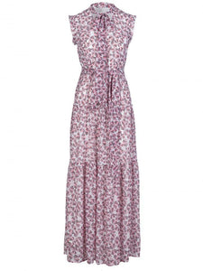 Anonyme Long Dress Rays Print-Pink-Fi&Co Boutique