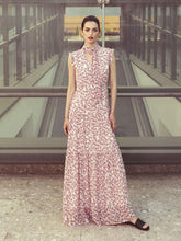 Load image into Gallery viewer, Anonyme Long Dress Rays Print-Pink-Fi&amp;Co Boutique
