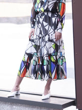 Load image into Gallery viewer, Anonyme Long Pop Print Skirt-Multi-Fi&amp;Co Boutique
