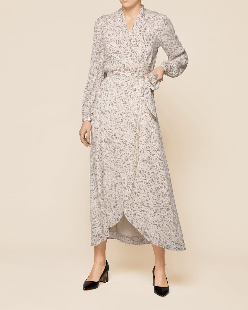 byTimo Delicate Wrap Dress-Frost-Fi&Co Boutique
