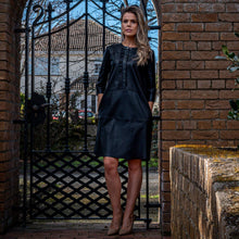 Load image into Gallery viewer, Culture CUalina Leather Dress-Black-Fi&amp;Co Boutique
