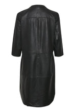 Load image into Gallery viewer, Culture CUalina Leather Dress-Black-Fi&amp;Co Boutique
