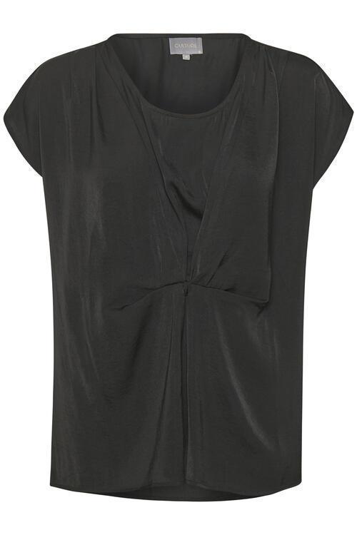 Culture CUdarlene Blouse-Black-Fi&Co Boutique