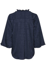 Load image into Gallery viewer, Culture CUditta Blouse-Blue Iris-Fi&amp;Co Boutique
