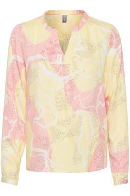 Culture CUshania Leaf Blouse-Peachskin-Fi&Co Boutique