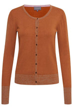 Load image into Gallery viewer, Culture CUvibsen Cardigan-Leather Brown-Fi&amp;Co Boutique
