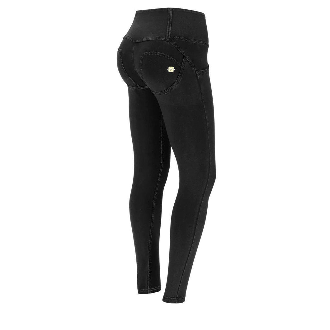 Freddy High-rise super skinny trousers WR.UP® in denim-Black-Fi&Co Boutique