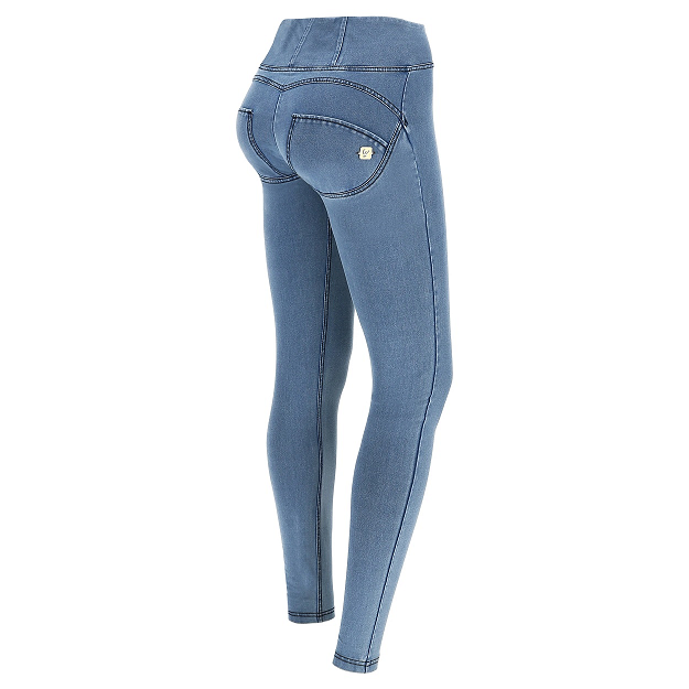 Freddy High-rise WR.UP New Light Denim Blue Stitch-Light Wash Indigo with blue stitch-Fi&Co Boutique