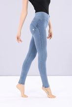 Load image into Gallery viewer, Freddy High-rise WR.UP New Light Denim Self Tone Yellow Stitch-Light Denim-Fi&amp;Co Boutique
