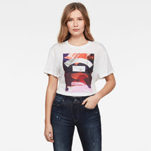 Load image into Gallery viewer, G-Star Chrame Build Loose Tee Short-Sleeve-White-Fi&amp;Co Boutique
