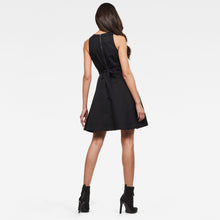 Load image into Gallery viewer, G-Star Core fit and flare dress sleeveless-Dark Black-Fi&amp;Co Boutique
