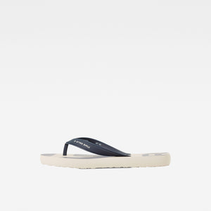 G-STAR RAW Dend Flip Flops-Mazarine Blue/Milk/Imperial Blue-Fi&Co Boutique