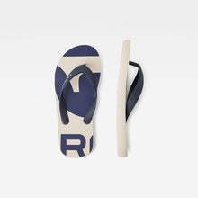 Load image into Gallery viewer, G-STAR RAW Dend Flip Flops-Mazarine Blue/Milk/Imperial Blue-Fi&amp;Co Boutique
