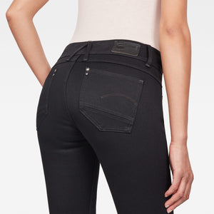 G-STAR RAW Lynn Mid Super Skinny-Pitch Black-Fi&Co Boutique