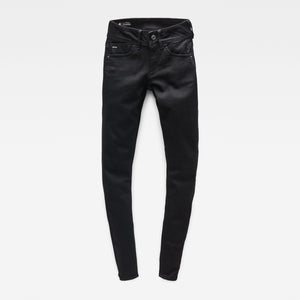 G-STAR RAW Lynn Mid Super Skinny-Pitch Black-Fi&Co Boutique