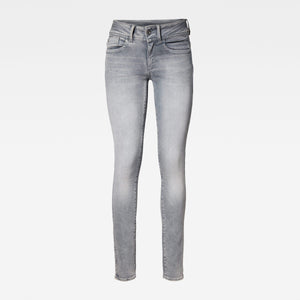 G-STAR RAW Lynn Mid Waist Skinny Jeans-Faded Industrial Grey-Fi&Co Boutique