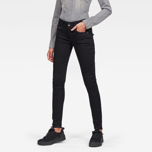 G-STAR RAW Midge Cody Mid Skinny-Pitch Black-Fi&Co Boutique