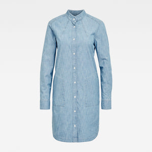 G-STAR RAW Milary Shirt Dress-Faded Mineral-Fi&Co Boutique