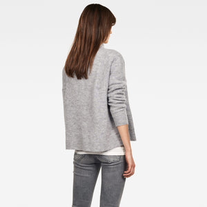 G-Star Terrapin Turtleneck Knitted Sweater-Heather Grey-Fi&Co Boutique