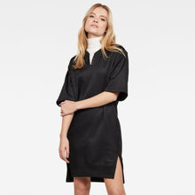 Load image into Gallery viewer, G-Star Utility Cocaux Boyfriend Long Sweat Dress-Dark Black-Fi&amp;Co Boutique
