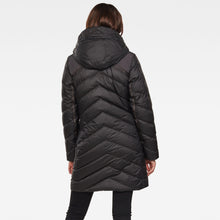 Load image into Gallery viewer, G-Star Whistler slim down Hooded long coat-Dark Black-Fi&amp;Co Boutique
