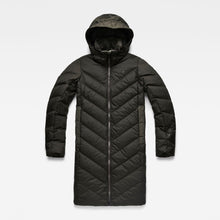 Load image into Gallery viewer, G-Star Whistler slim down Hooded long coat-Dark Black-Fi&amp;Co Boutique
