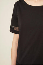 Load image into Gallery viewer, Great Plains Lois Lace Mix Top-Black-Fi&amp;Co Boutique
