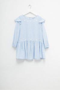 Great Plains Sole Embroidery Top-Blue/Milk-Fi&Co Boutique